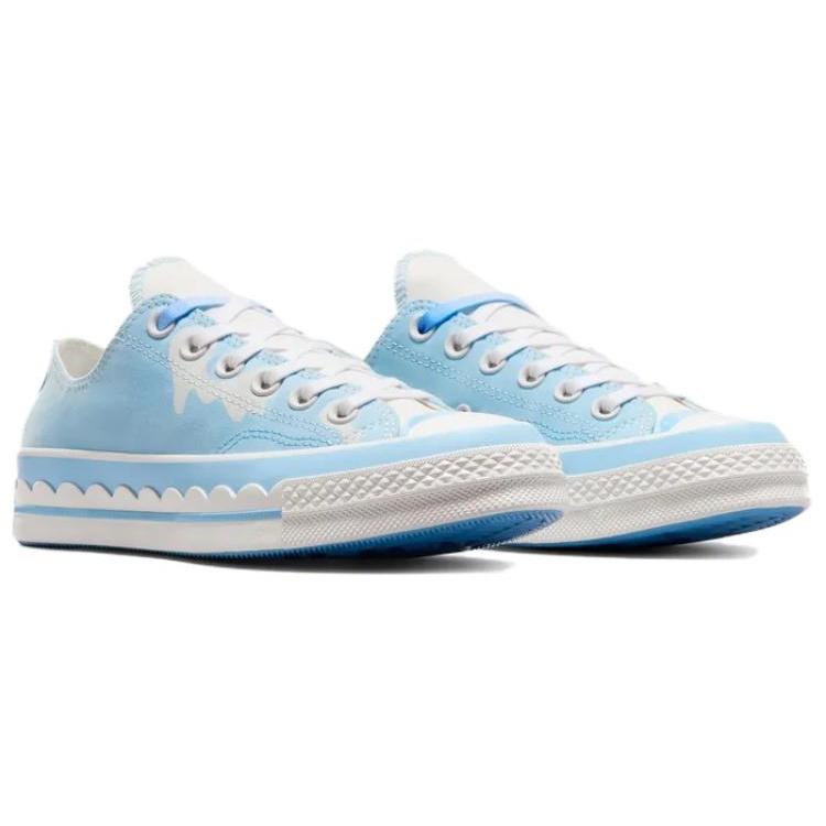 New Converse 1970s Abrasion Resistant Breathable Low Top Canvas Shoes Women's Blue A10948C