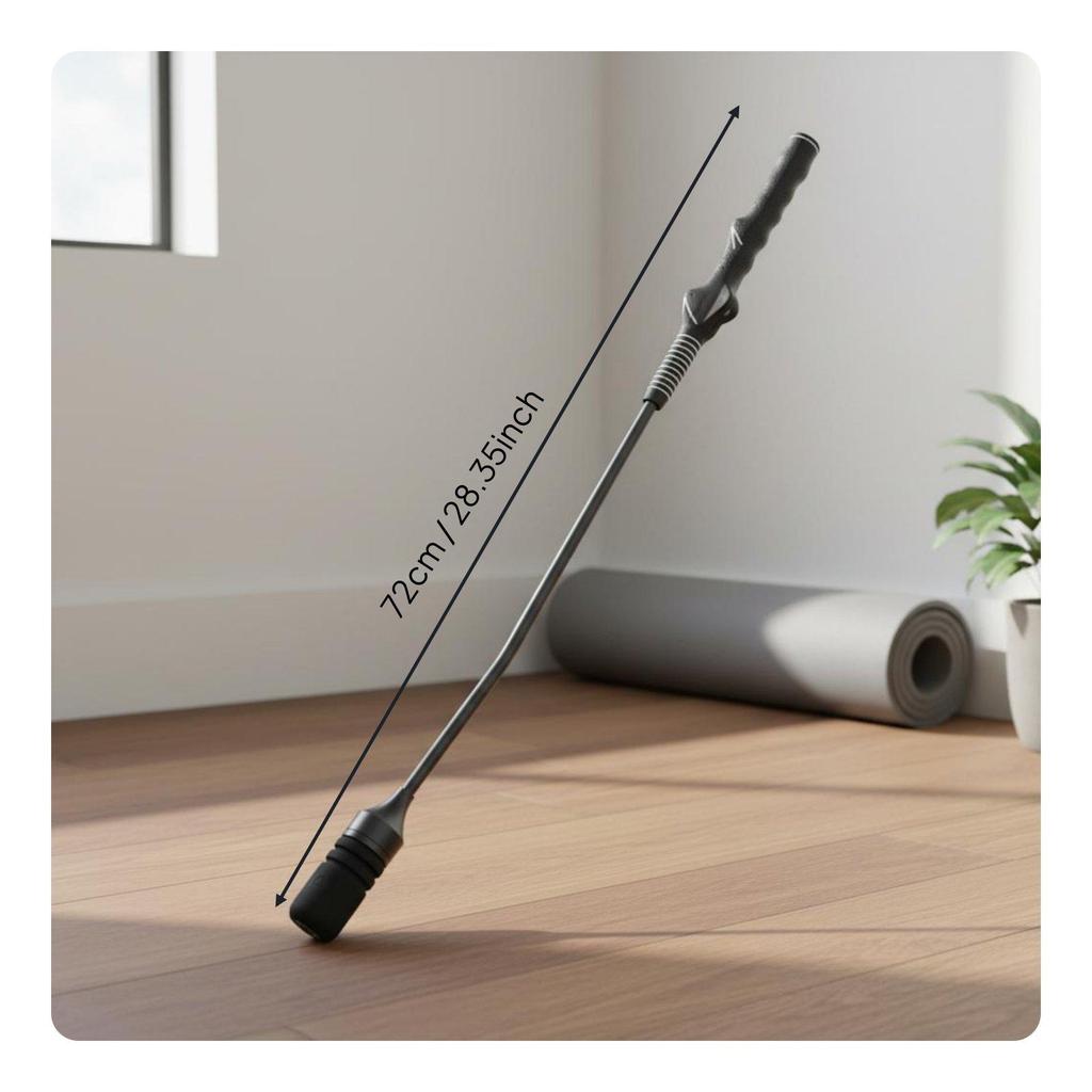Golf Swing Trainer Flexible Shaft Practice Stick for Home Office Indoor