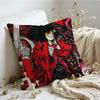 Cushion Cover  Linen  SkinFriendly Soft Decorative Case for Sofa Home Decor Anime Cool Hot HHellsings Pillow cover