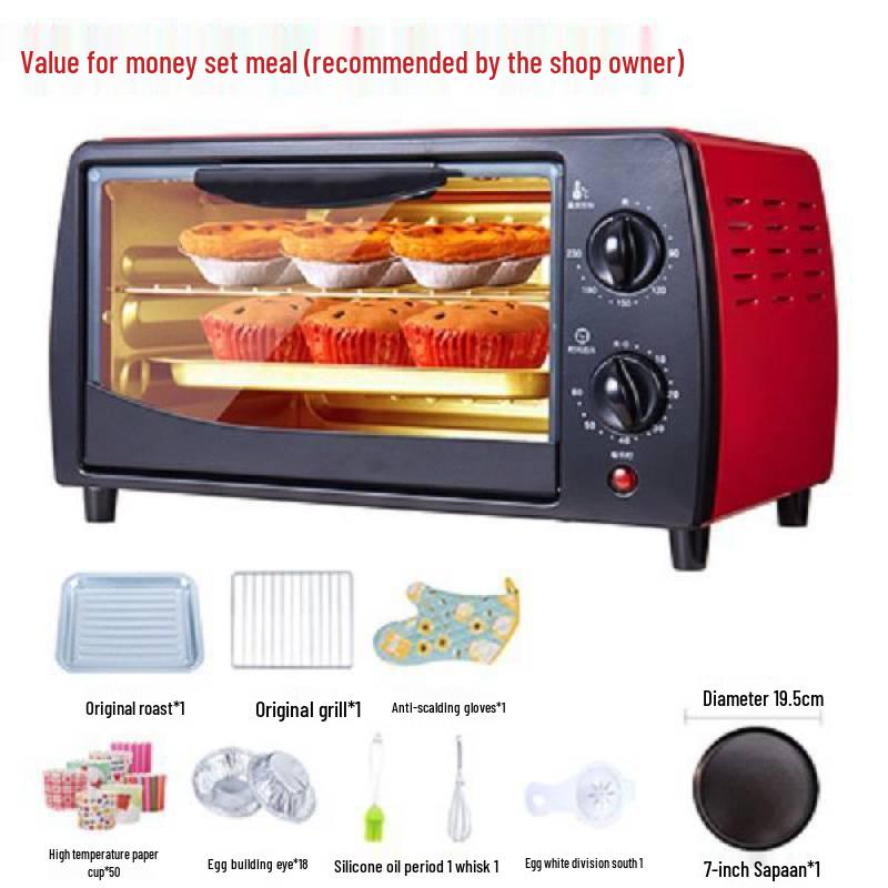 Compact Multifunctional Microwave & Electric Oven for Baking, Steaming, and Breakfast Prep