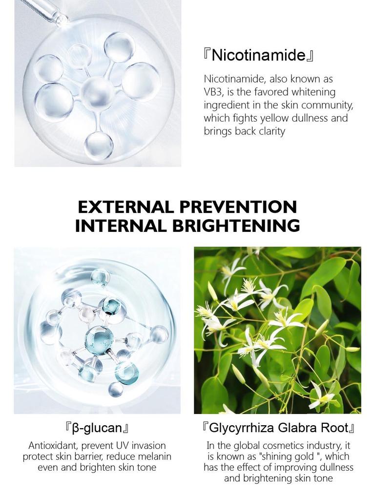 Strahlende Glamour Arbutin Aufhellende Essenz: Hellt dunkle, ungleichmäßige Haut auf