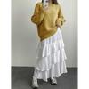 Womens Oversized Crew Neck Knit Sweater Loose Fit Casual Pullover Winter Solid Color Acrylic Blend
