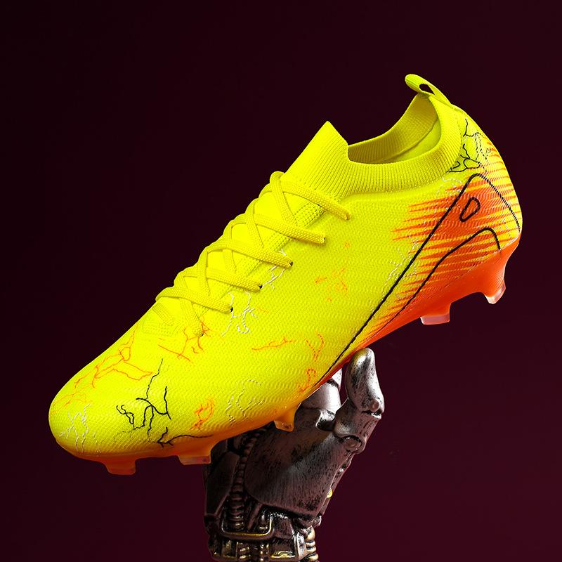 New Football Shoes Boys and Girls Teenagers AG Spikes Adult Lawn Training Shoes Sports Shoes