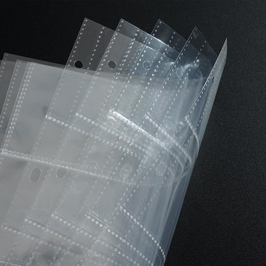 20PCS Plastic Clear Binder Sleeves Pocket Sheet Protectors For Storing Photos And Photocards Album Refill Page