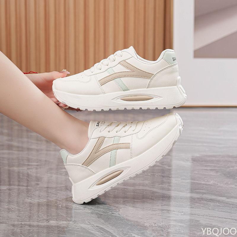 Fashion 2025 Spring White Shoes Women's new thick soled shoes Leisure running Sneakers Fashion comfortable ladies shoe Zapatos Mujer