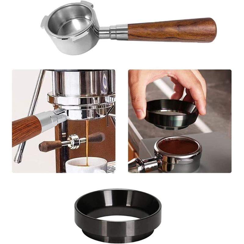 Bottomless Universal Portafilter Coffee Machine Filter Holder Powder Maker Tool
