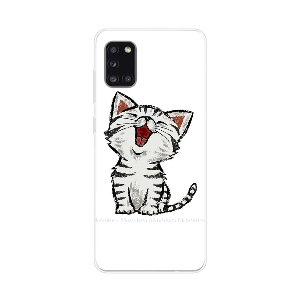 For Samsung Galaxy A31 Case Soft TPU Silicon Case For Samsung A31 A 31 SM-A315F Silicone Back Cover For Samsung A31 Phone Case
