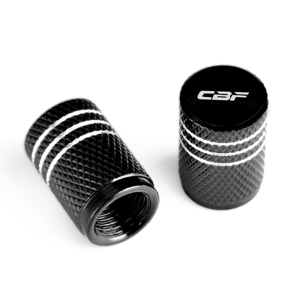 AABB1 For Honda CBF 125 150 250 500 600 S 1000 CBF500 CBF600 CBF1000 Motorcycle Wheel Tire Valve Caps CNC Tyre Airtight Covers