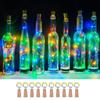 Wine Bottle Lights with Cork 10 Pack 2000 LED Battery Operated LED Fairy Mini String Lights for DIY Party Decor Christmas Halloween Wedding