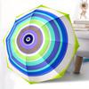 1pc Concentric Circles Automatic Folding Umbrella, Portable & Foldable Design with 8 Ribs, Casual Outdoor Accessory Yy250729105