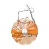 Prank Cat Fan Keychain Pendant Playful Animal Doll Propeller Keychain Bag Backpack Belt Loop Keyring