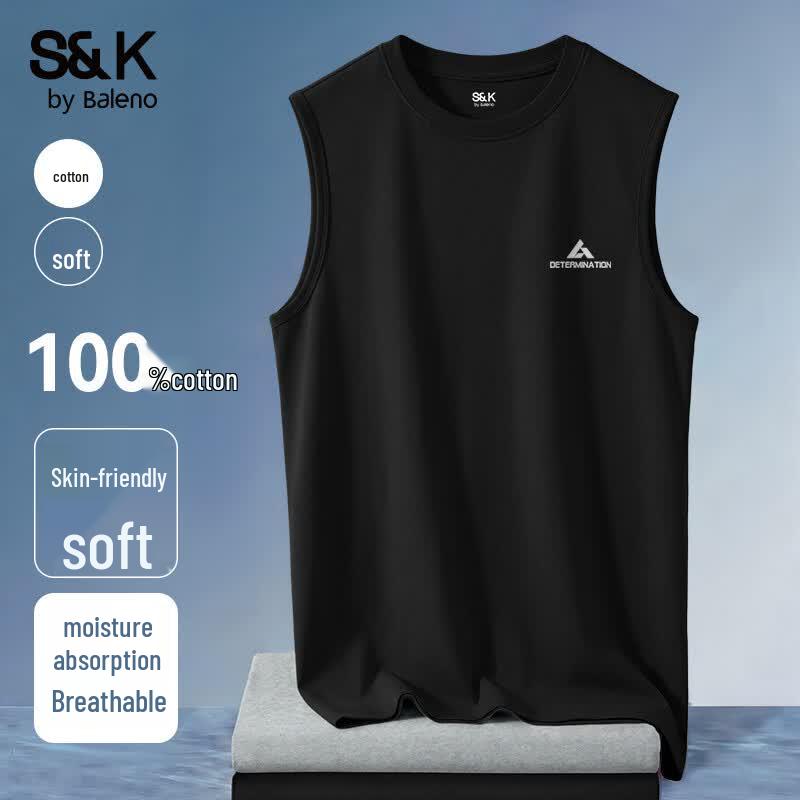 Baleno Men s Summer Graphic Cotton Tank Top L