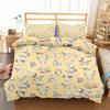 3D Dachshund Quilt Cover and Pillowcase Single Double Queen King Bedding Set