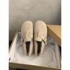 Winter Retro Thicken Plush Warm Shoes Women New Faux Suede Warm Cotton Single Shoes Woman Thick Sole Non Slip Cotton Padded Shoe