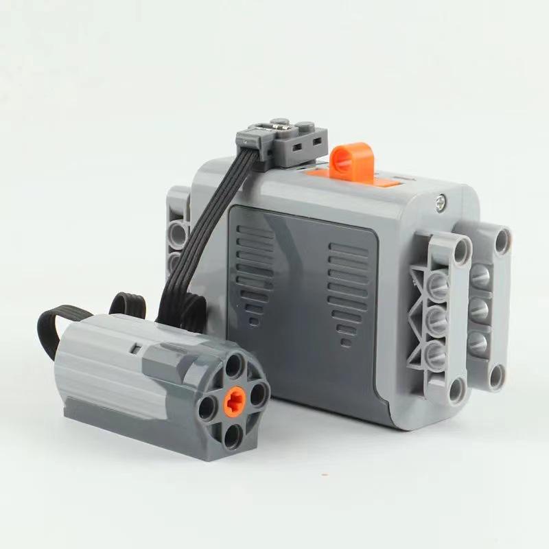 Educational Gear Mechanical Electric Robot: Lego-Compatible Screenless Programming Building Blocks