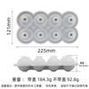Large Silicone Ice Cube Trays - Easy-Release No Leakage Perfect For Whiskey Cocktails Juice And Parties