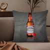 Federa per Cuscino Classica Birra Budweiser Tessuto Peluche Morbido Stampata Double-Sided Divano Caldo Inverno Casa Regalo Bambino Federa