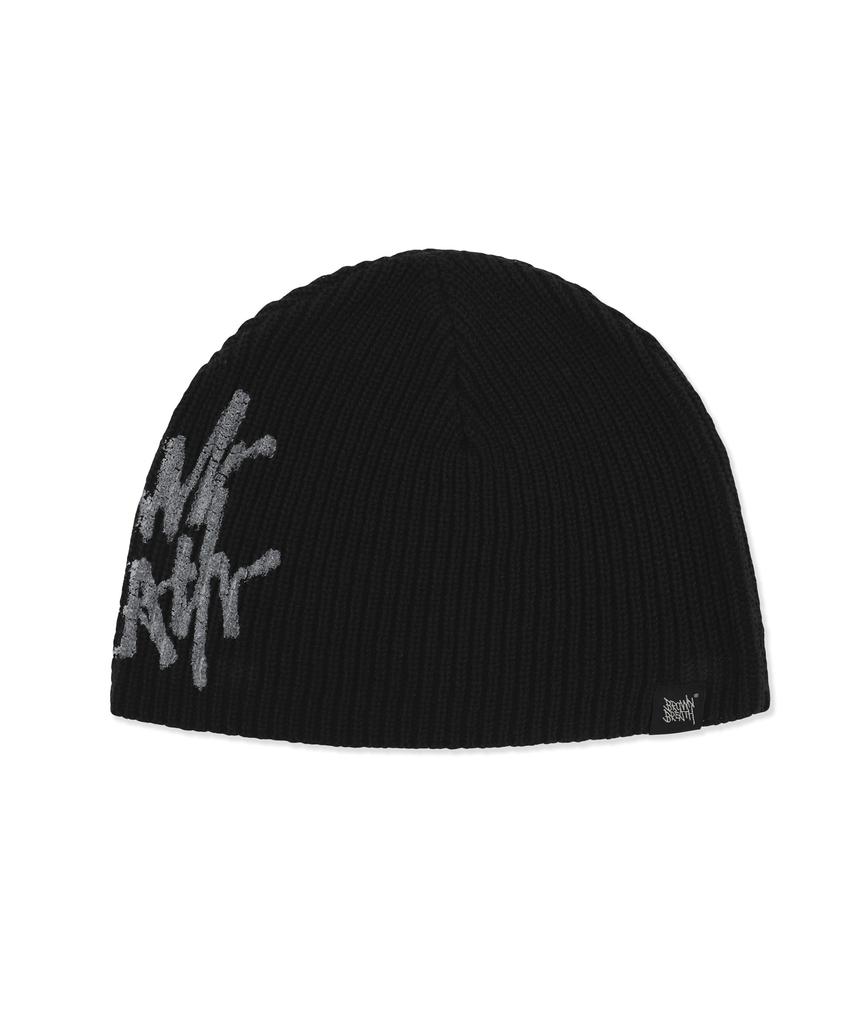 BROWNBREATH Crush Tag Beanie - Black
