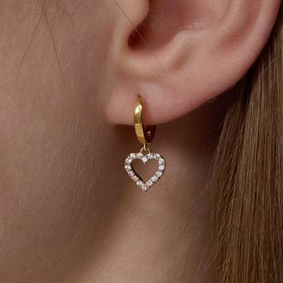[LOMET] 14K GF Claire Herz One-Touch Ohrringe_MJ5034BFE