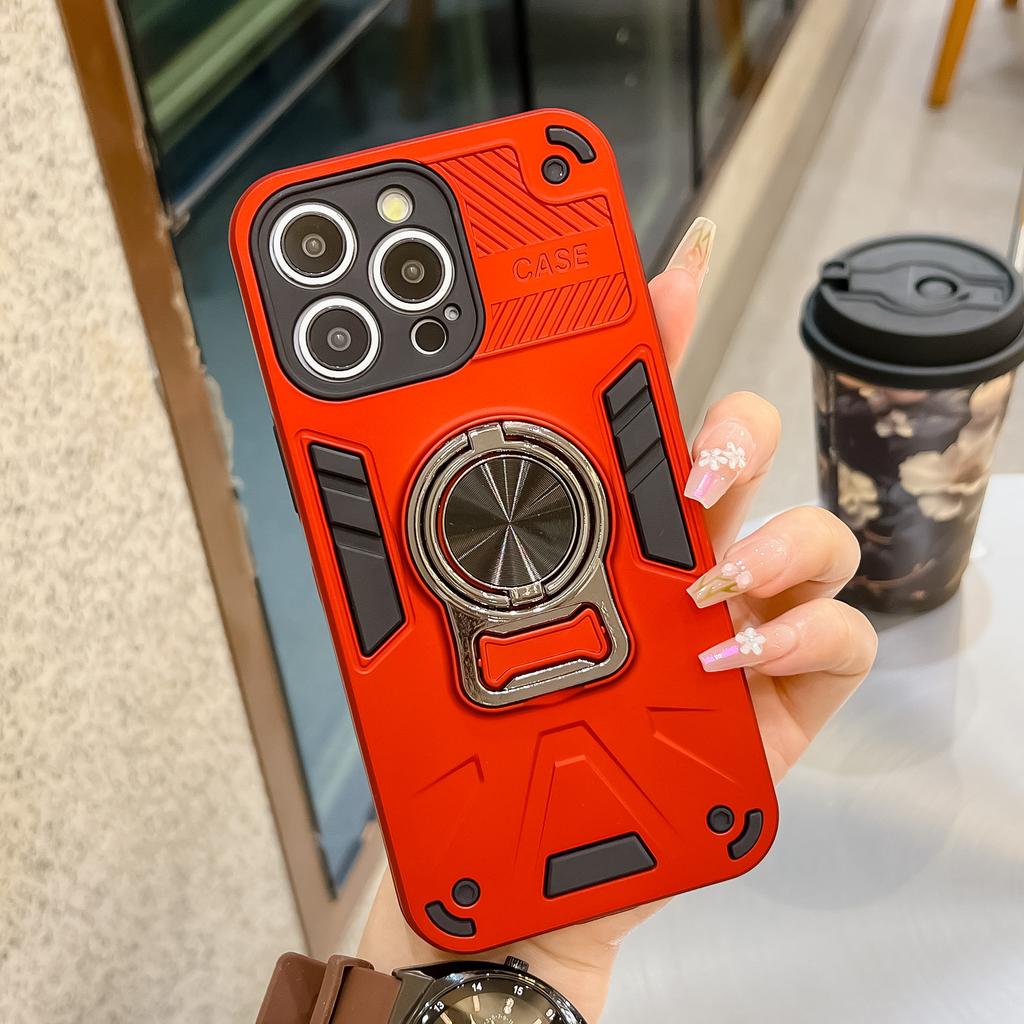Suitable for IPhone16Pro Mobile Phone Case Magnetic Suction Apple 15/14 with Bracket Full-cover Anti-fall Protection Case