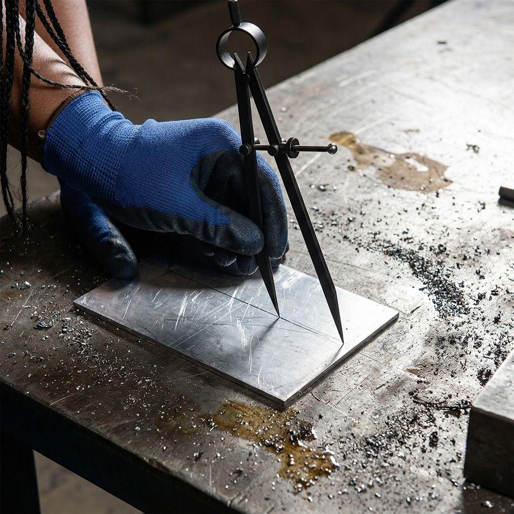 Metal Pencil Compass Marking Scribing Wing Divider Compass Scribe Compass Engineering