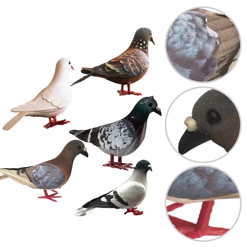 1pcs Simulation Foam Pigeon Lifelike Dove Model Artificial Birds Imitation Animal Pigeon Photography Props Party Home Decor