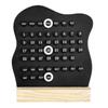 3 Rings Wooden Desk Calendar Adjustable Montessori Calendar Round Rings Calendar  School Stationery