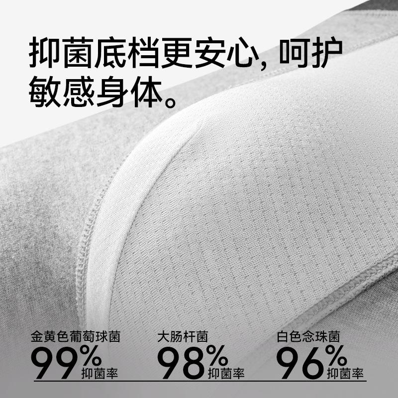 Men's Soft Cotton Underwear Men's Sports Plus Size Printed Underwear