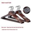 JIMJDO Solid Wood Non-Slip Hangers (10-Pack)