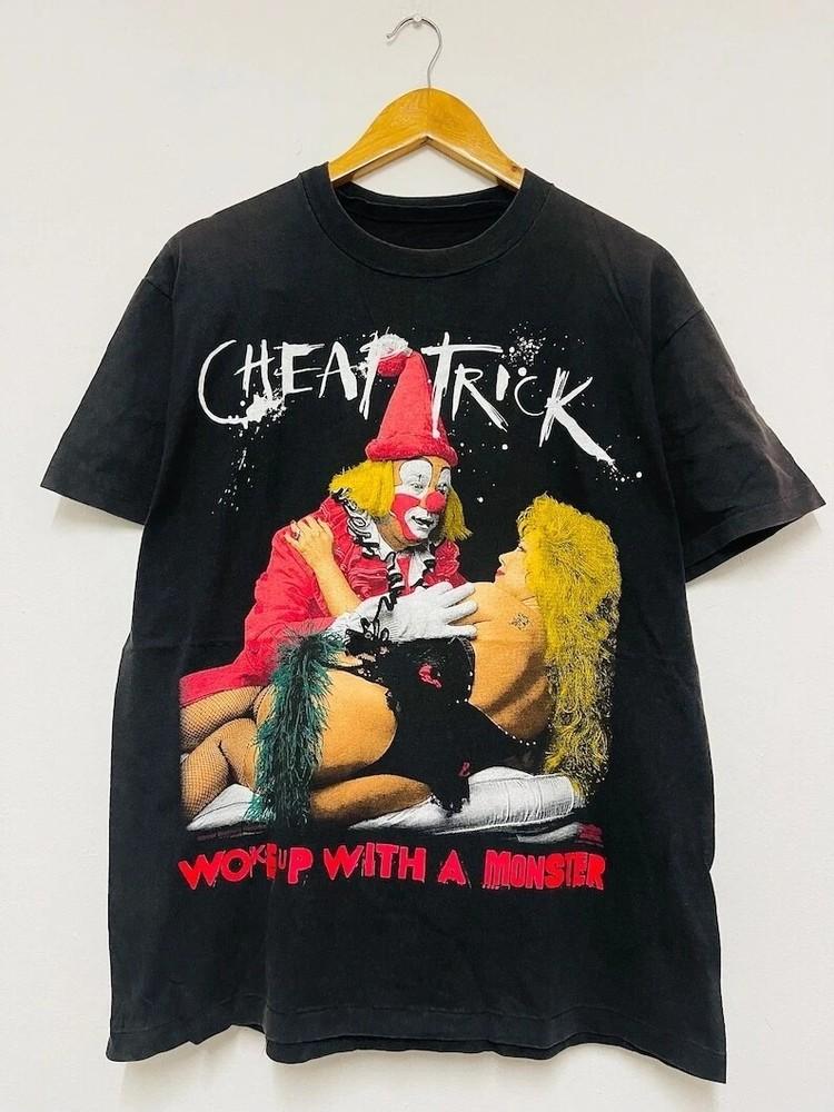 90s Cheat Trick Woke Up With The Monster rock band Unisex Tshirt Men Women Unisex T-Shirt L
