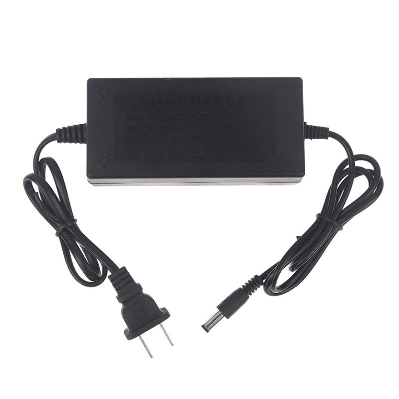 Lityum İyon İçin Şarj Cihazı 21V 2A Adaptör Yuvarlak Delik Evrensel Elektrikli Somun Sıkma Makinesi Açılı Taşlama Elektrikli Testere Lityum Pil Şarj Cihazı
