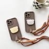 Metal Bear Airbag Holder, Mobile Phone Case Iphone15Promax Portable Rope, Suitable For Apple 14 Diagonal Span Rope 16.