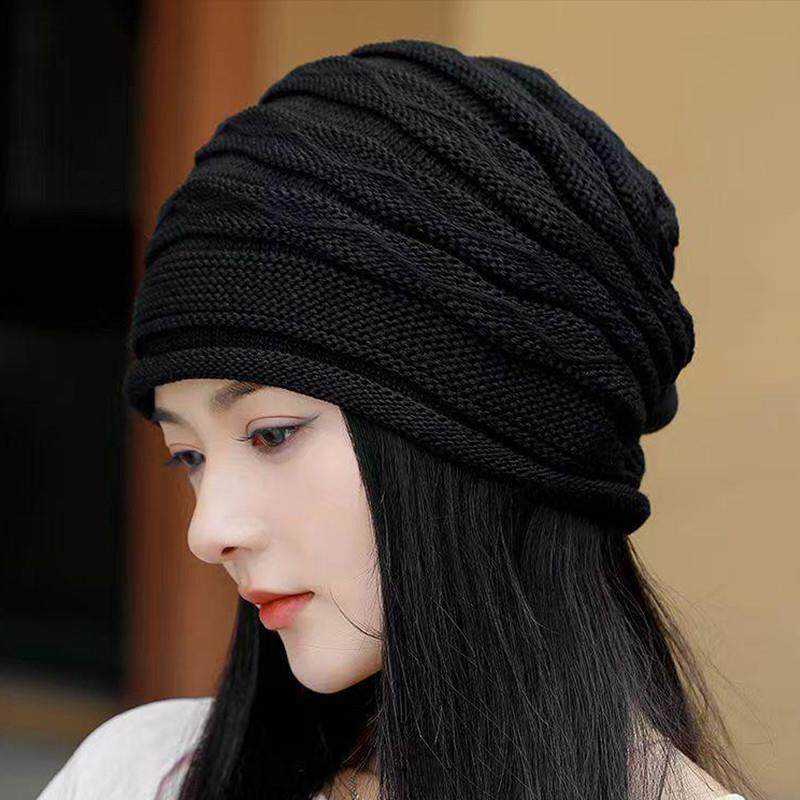 Women S Four Seasons Versatile Slouchy Beanie Hat Loose Fit No Head Size Limit