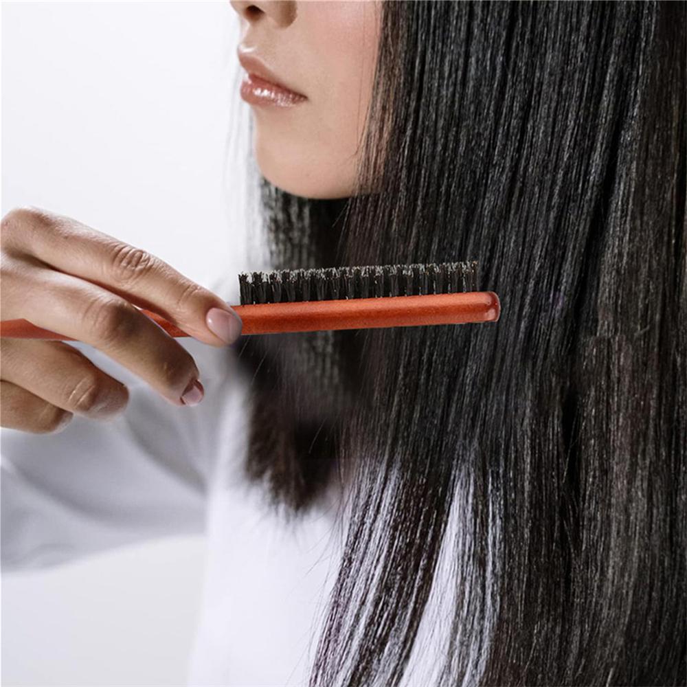 1PC Of Wooden Mouse Tail Comb Tear Comb For Hair Segmentation For edge Control Combing Back Smoothing And Fluffiness