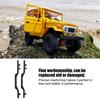 2Pcs RC Car Metal Chassis Beam Replacement Accessory for WPL C34 C34K C34KM 1Celsius16 Black