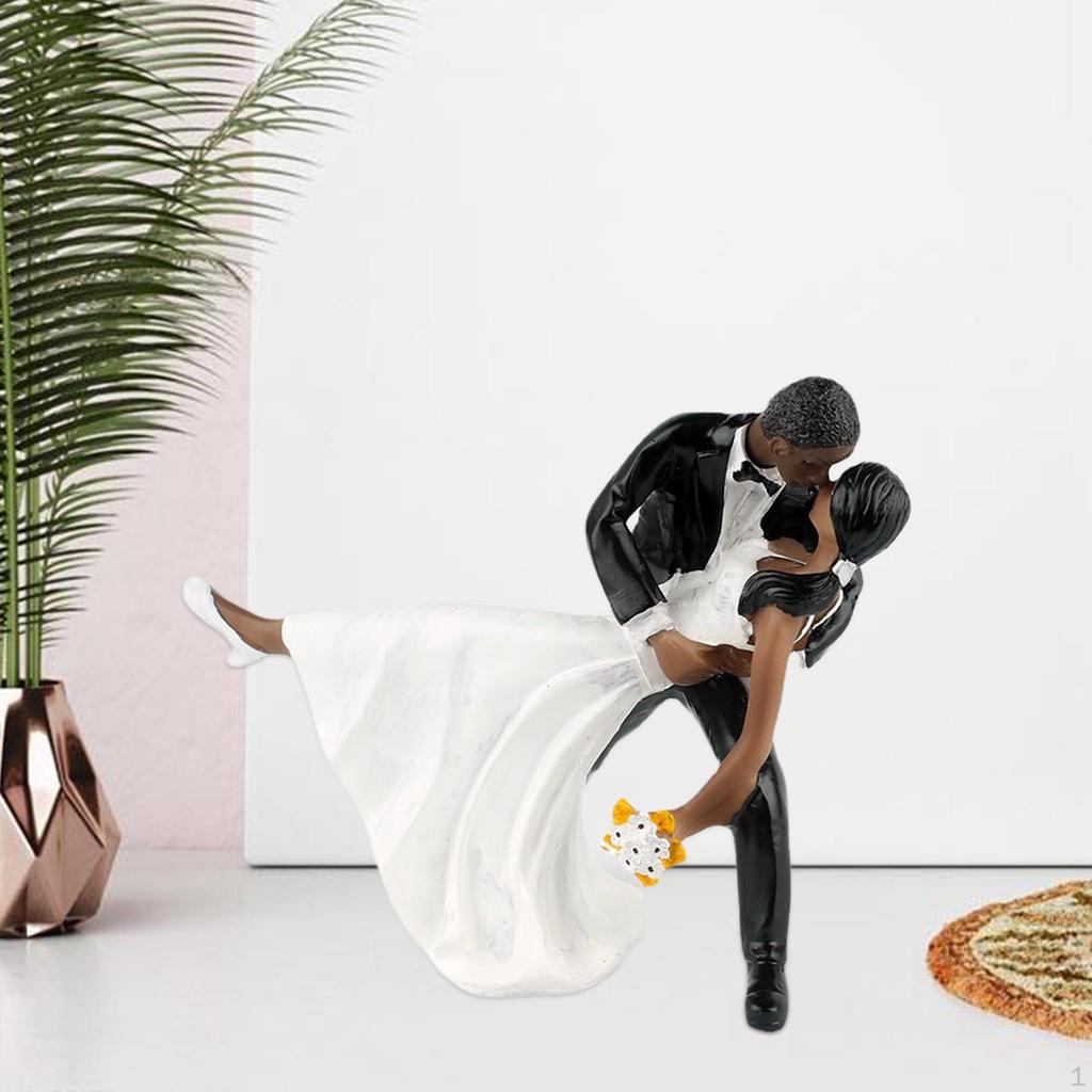 Tanzfiguren für Hochzeitskuchen-Dekoration Miniatur Brautpaar-Set