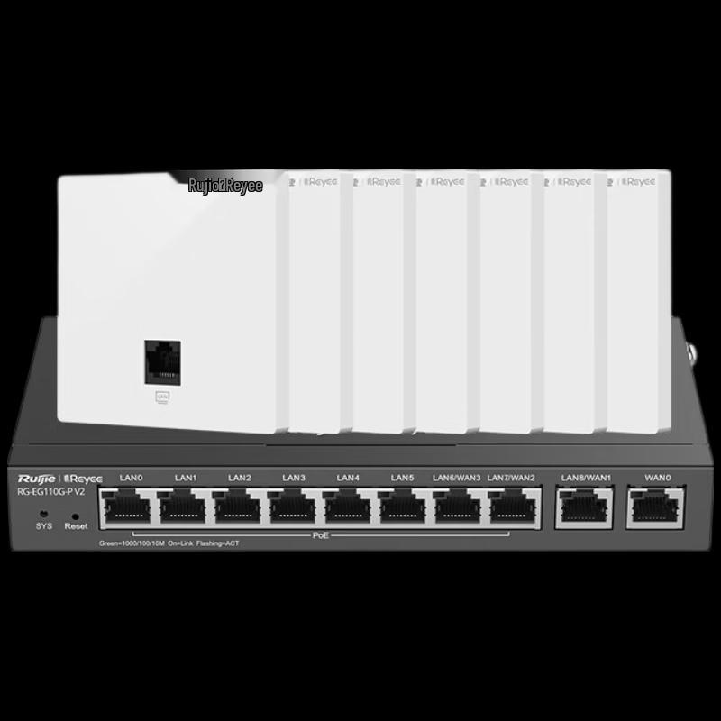 Ruijie Wi-Fi 6 Whole Home Gigabit Mesh AP System (CN version)