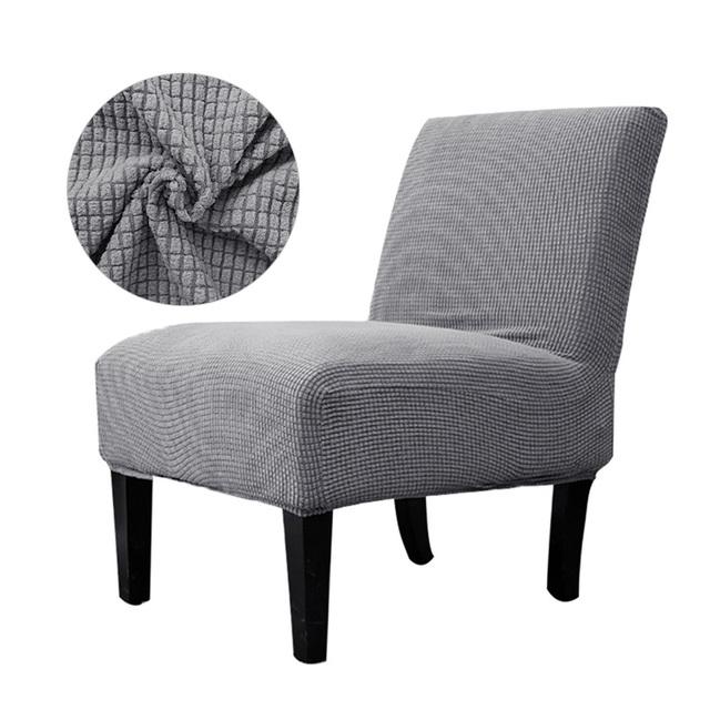 Knitted Corn Kernels Armless Chair Cover Decor Stretch Seat Slipcover Cover Protector Chair Cover Elastic Home Decoration