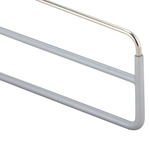 Mawa Dvojitá ramínka na kalhoty, Sada 5 kusů (KH2) Mawa Věšáky na sukně a štóly (220015000) stříbrný (15) Mawa Věšáky pro muže a ženy, Funkční St