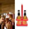 Bier   Halter 2er-Pack Faltbar Tragbar Bier Getränke Ausstellungs Korb Bierflaschen Träger mit Verdicktem Griff