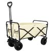ZISIZ Outdoor Foldable Camping Cart with Table Board
