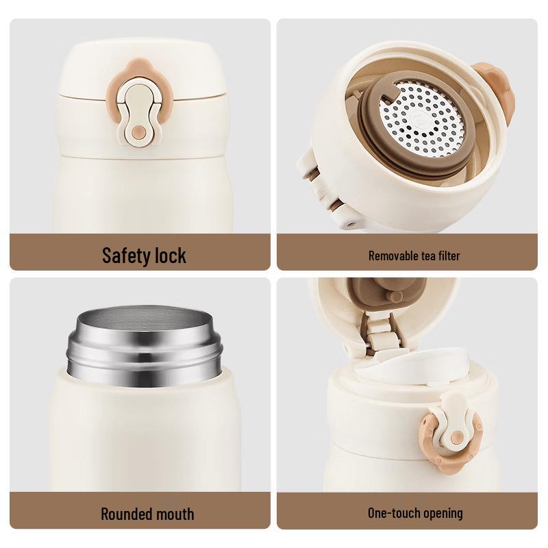 TAFUCO 316 Stainless Steel Pop-Up Insulated Water Bottle