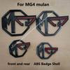 ABS Pasted Badge Shell For MG MG4 MULAN Front Emblem Badge Shell Rear Trunk Badge Emblem Sticker Logo Emblem Shell Accessories tcl6