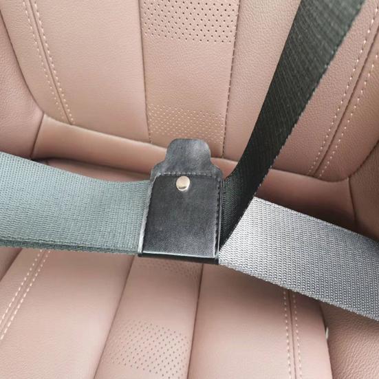 Yousheng Car Seat Belt Adjuster for Kids Adults Soft Faux Leather Shoulder Pad with Clip Universal Seat Belt Buckle for Comfort And Neck Protection