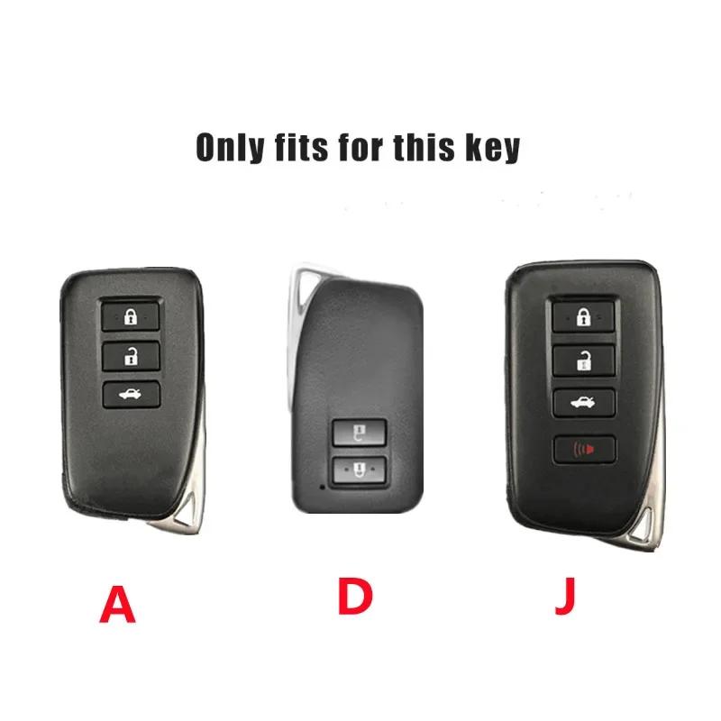 Leather Car Key Case Cover for Lexus NX 200 NX300H RX 350 450H ES 350 ES 300h 2 3 4 Buttons Key Auto Accessories Holder Keychain