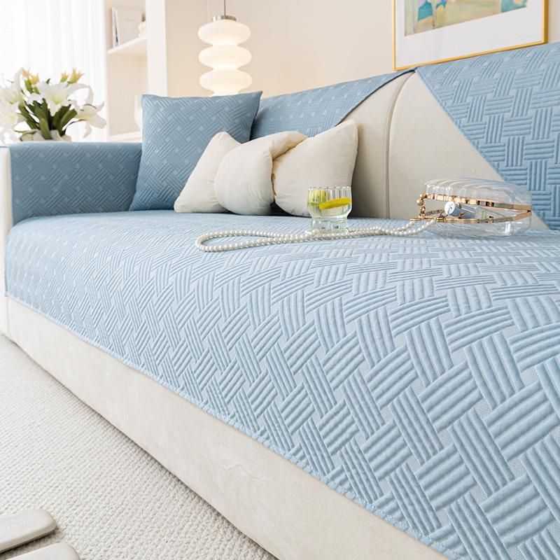 

Прохладный бамбуковый коврик для дивана, летняя подушка, нескользящая летняя ткань против морщин, чехол для дивана 70*70cm