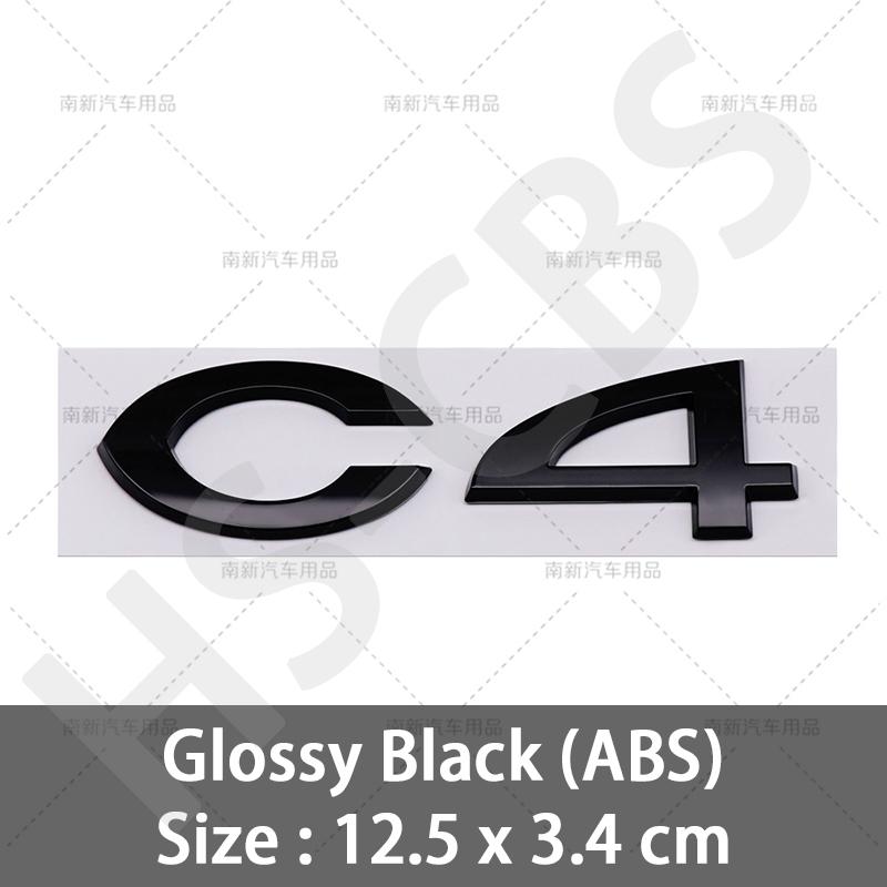 ABS C2 C4 C5 Heckklappen Emblem Logo Plakette Für Citroen C2 C4 C5 Auto Styling Heckklappen Aufkleber Emblem Heckklappen Aufkleber Zubehör ait256