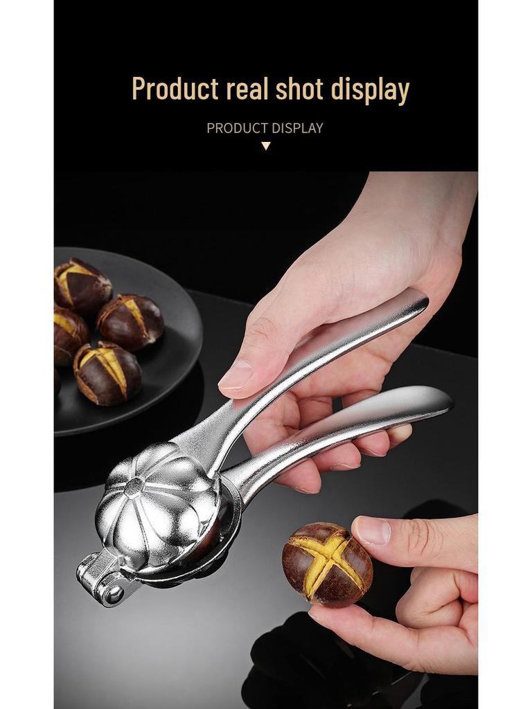 Chestnut Peeler & Sheller - Easy Raw Chestnut Opener for Kitchen.