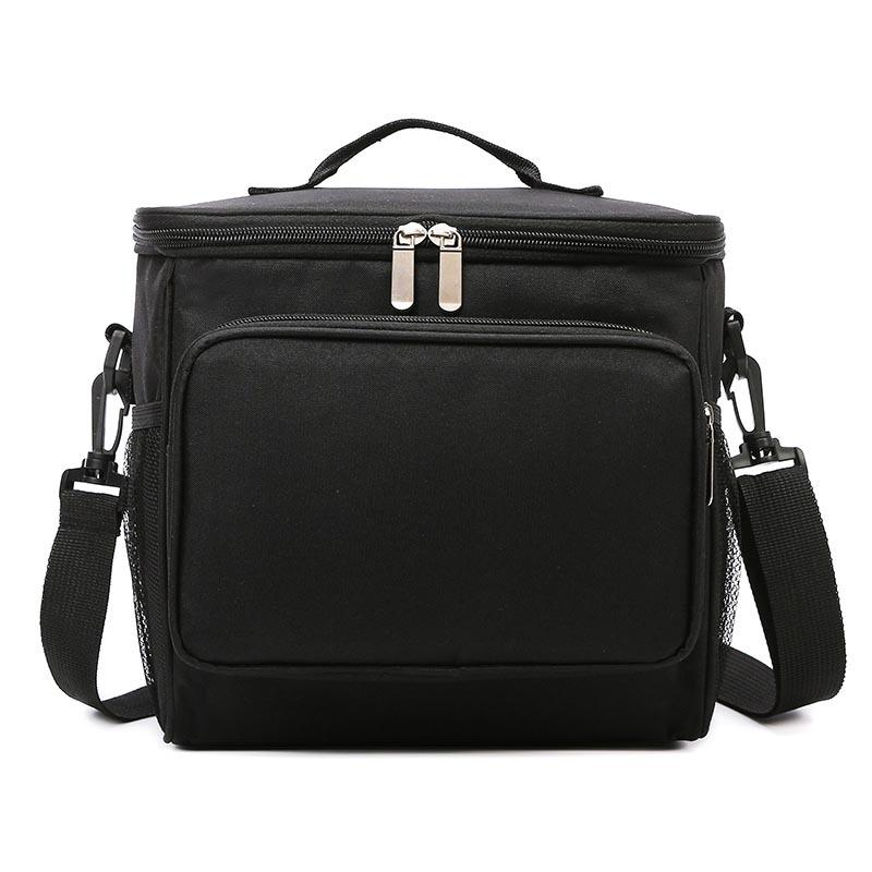 Portable Large-Capacity Insulated Oxford Cloth Lunch Bag for Students & Picnics