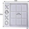 X O Mold Board Game Silicone Resin Mold Kit - DIY Epoxy Resin Molds for Creative Fun & Game Nights